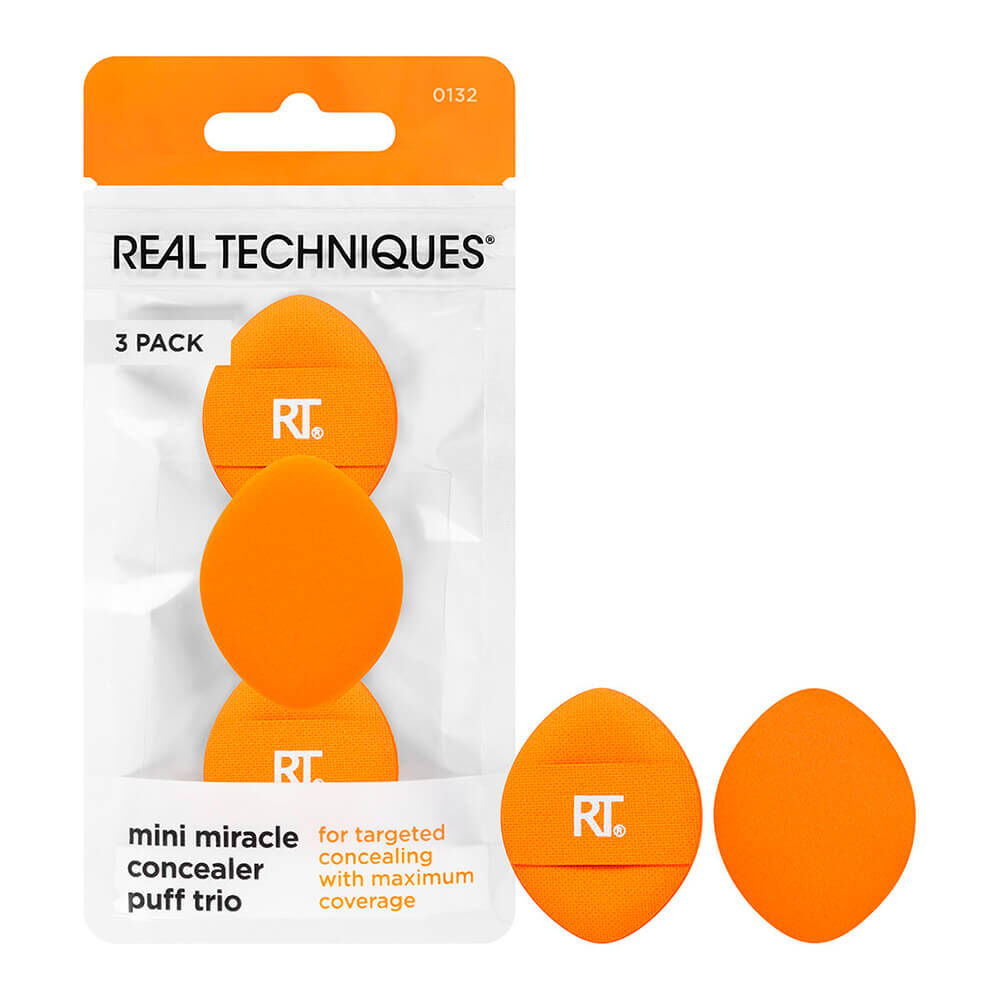 Kit com 3 Esponjas Mini para Corretivo Real Techniques | Sephora
